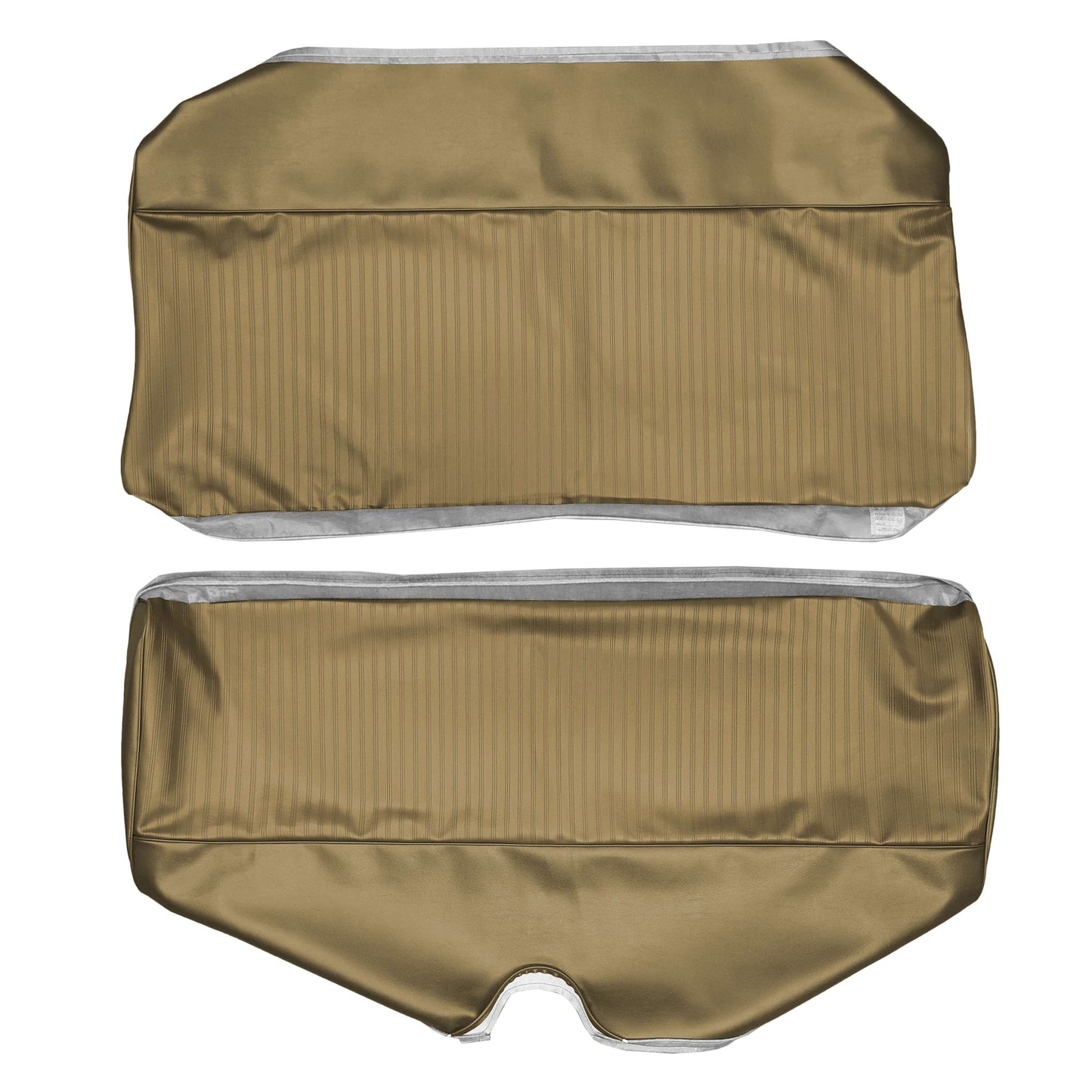 69 DART SWINGER HARDTOP REAR UPHOLSTERY - SADDLE