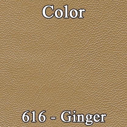 66 CHRYSLER 300 CONVERTIBLE REAR UPHOLSTERY - GINGER TAN