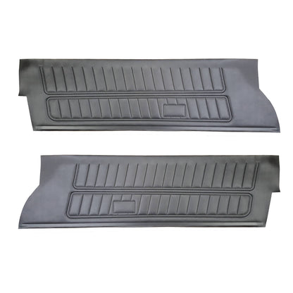 77 FIREBIRD/TRANS AM "STANDARD" UPPER DOOR PANELS (UNASSEMBLED) - BLACK