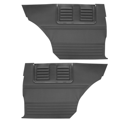65 BELVEDERE II HARDTOP REAR PANELS - BLACK