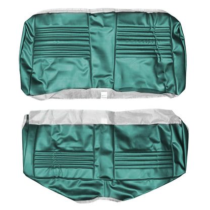 67 CHEVELLE/MALIBU HARDTOP REAR UPHOLSTERY - TURQUOISE