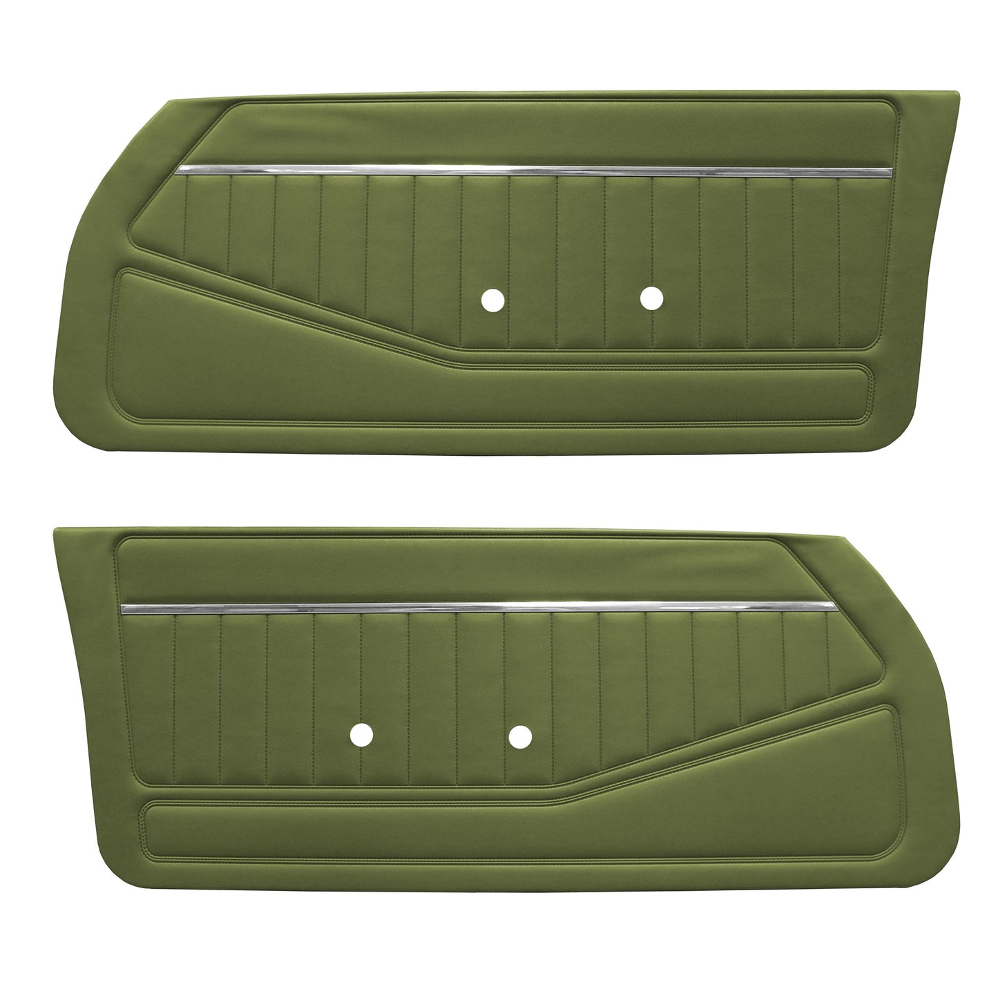 79 CAMARO "STANDARD" DOOR PANELS (UNASSEMBLED) - SRM GREEN