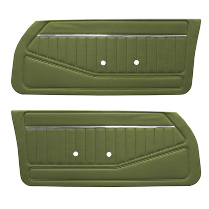 79 CAMARO "STANDARD" DOOR PANELS (UNASSEMBLED) - SRM GREEN