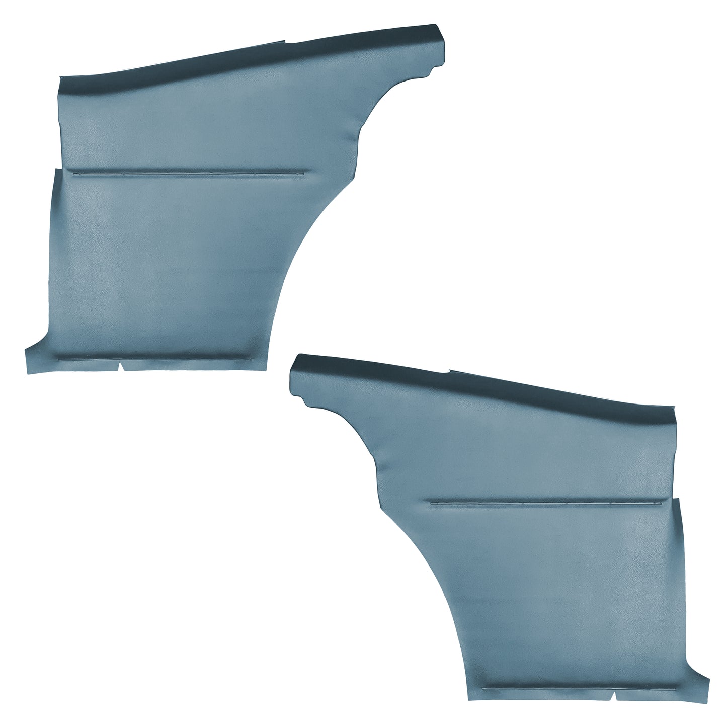 68 CAMARO "DELUXE" HARDTOP REAR PANELS W/ FIXED SEAT (PRE-ASSEMBLED) - BLUE