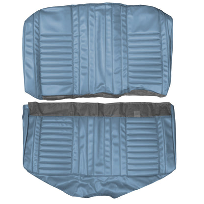 67 CUTLASS SUPREME/442 HOL CPE REAR UPHOLSTERY - BLUE