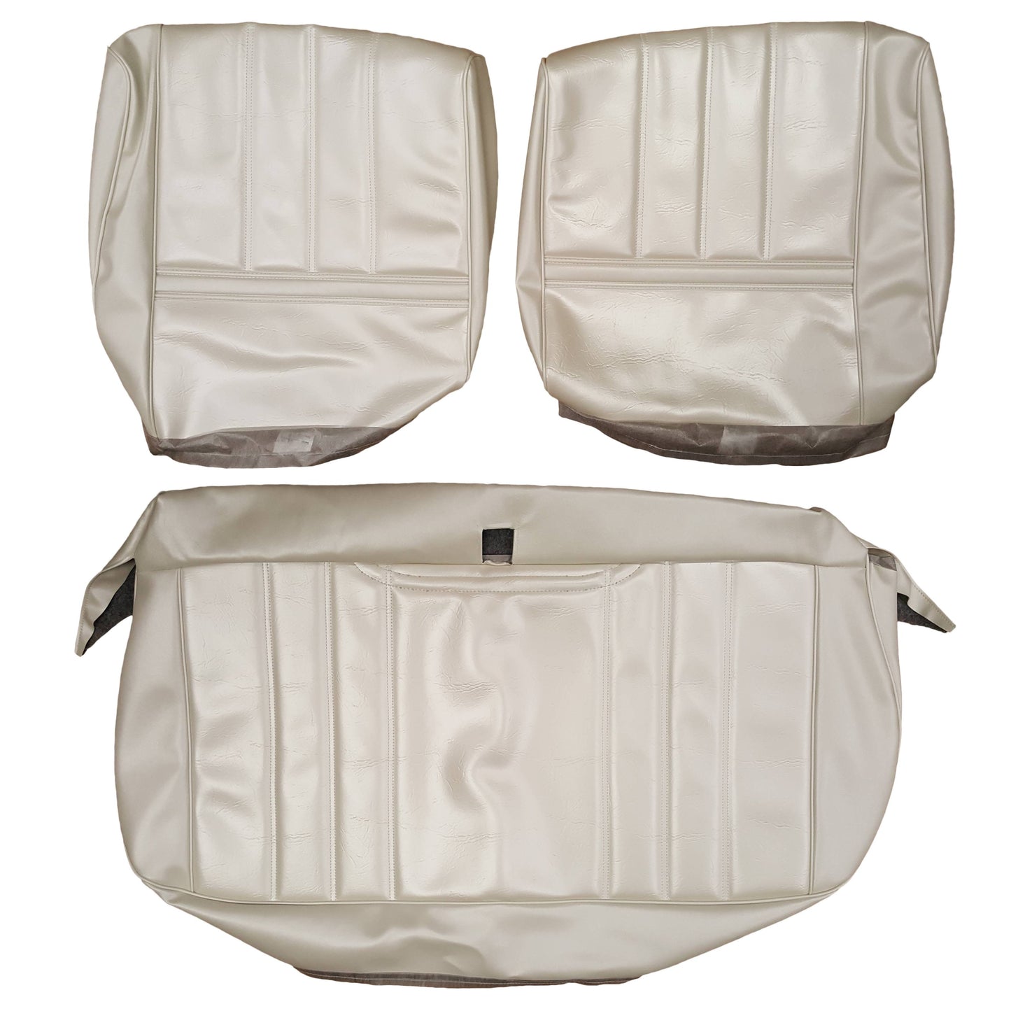 71 CUTLASS SPLIT BENCH UPHOLSTERY - PEARL WHITE