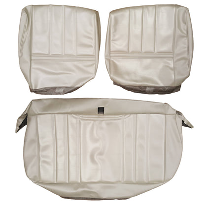 71 CUTLASS SPLIT BENCH UPHOLSTERY - PEARL WHITE