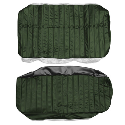 72 MONTE CARLO HARDTOP REAR UPHOLSTERY - GREEN