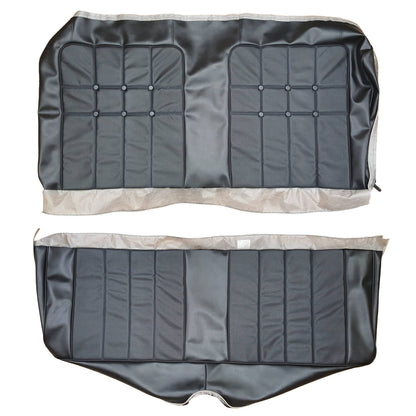 70 REBEL SST/"MACHINE" REAR SEAT UPHOLSTERY - BLACK