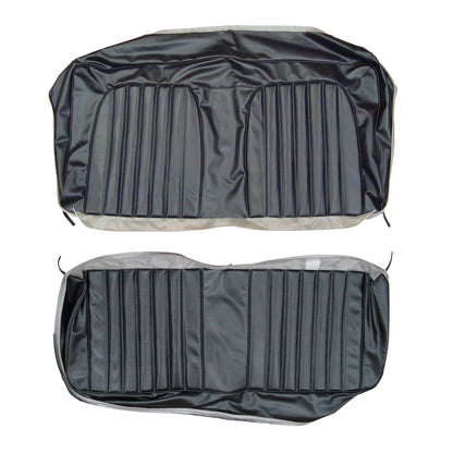 74 CHARGER SE REAR BENCH UPHOLSTERY - BLACK