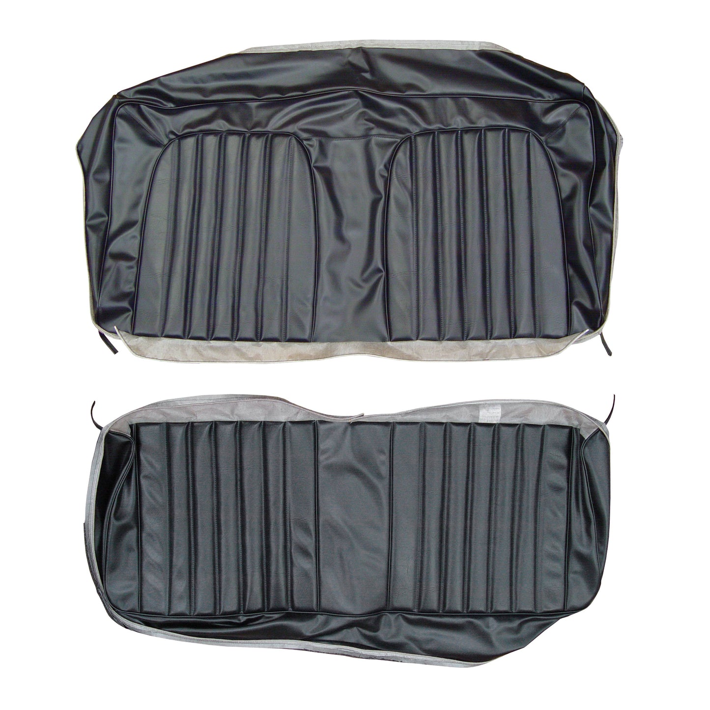 74 CHARGER SE HARDTOP REAR UPHOLSTERY - BLACK