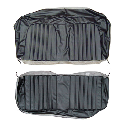 74 CHARGER SE HARDTOP REAR UPHOLSTERY - BLACK