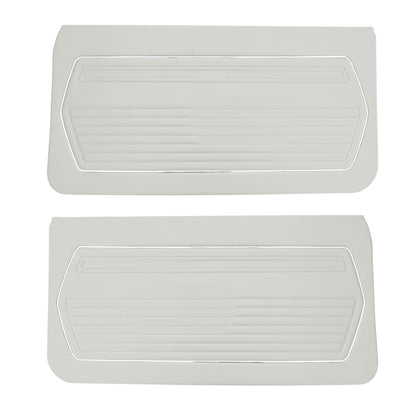 69 CAMARO "STANDARD" FRONT DOOR PANELS (UNASSEMBLED) - FROST WHITE