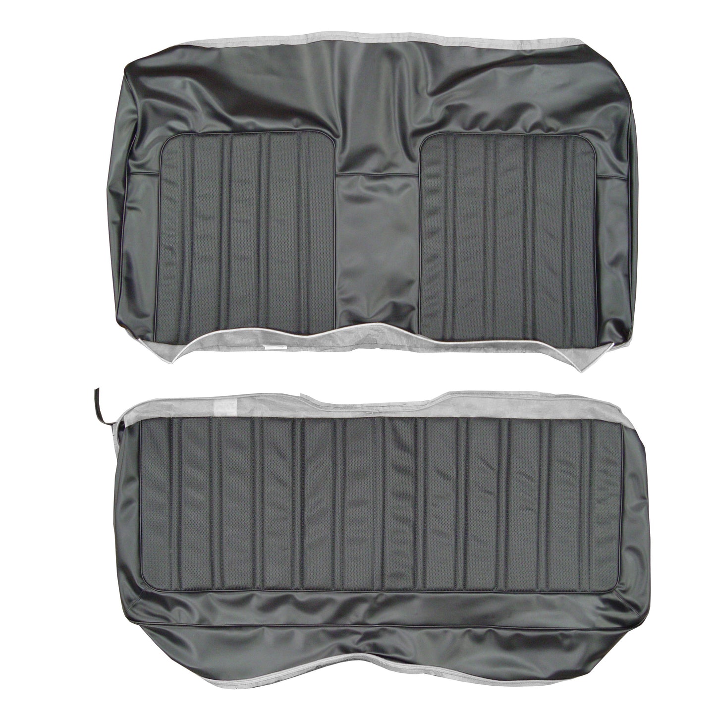 74 CHARGER REAR BENCH SEAT UPHOLSTERY - BLACK