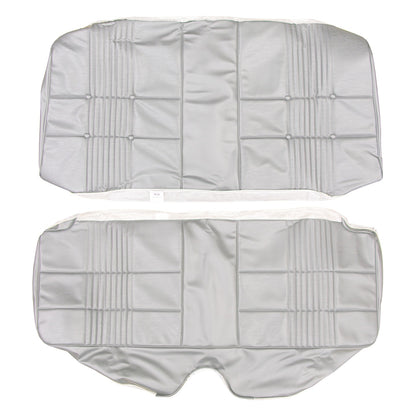 68 CORONET 500/RT HARDTOP REAR UPHOLSTERY - PEARL WHITE