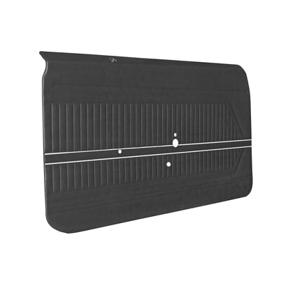 69 FIREBIRD/TRANS AM "STANDARD" FRONT DOOR PANELS (PRE-ASSEMBLED) - BLACK