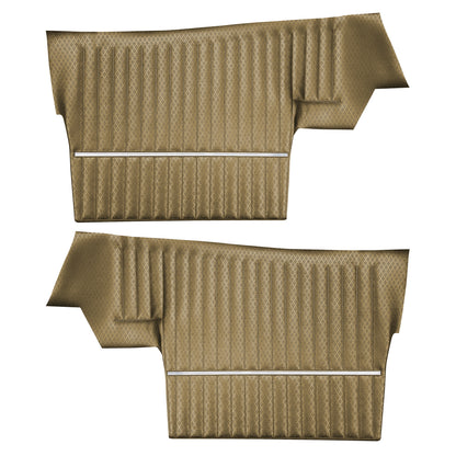 69 CUTLASS 'S'/442 CONVERTIBLE REAR PANELS (UNASSEMBLED) - GOLD