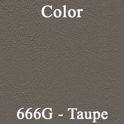 74 CAMARO "DELUXE" BUCKET SEAT CLOTH UPHOLSTERY - SRM TAUPE RIBBED CLOTH/SRM TAUPE