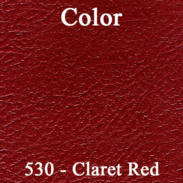 63 CHRYSLER 300 CONV SUNVISORS - CLARET RED
