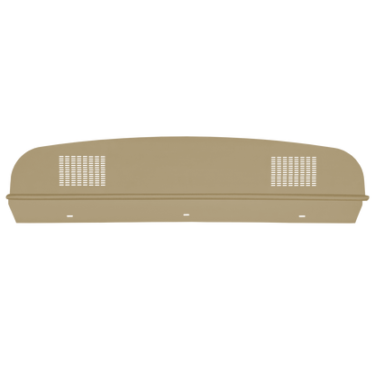 64 DODGE/PLYMOUTH B-BODY HARDTOP PACKAGE TRAY WITH DUAL SPEAKER CUT-OUTS - OLIVE GOLD