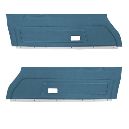 75-76 FIREBIRD/TRANS AM "DELUXE" UPPER DOOR PANELS (UNASSEMBLED) - SRM BLUE
