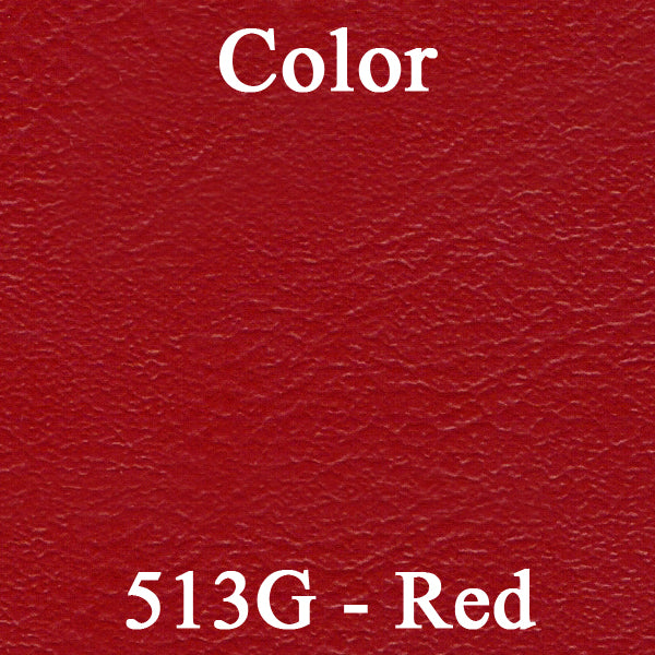 70 FRT ARMREST PADS - RED,69/70 ARMREST PADS 11" - RED