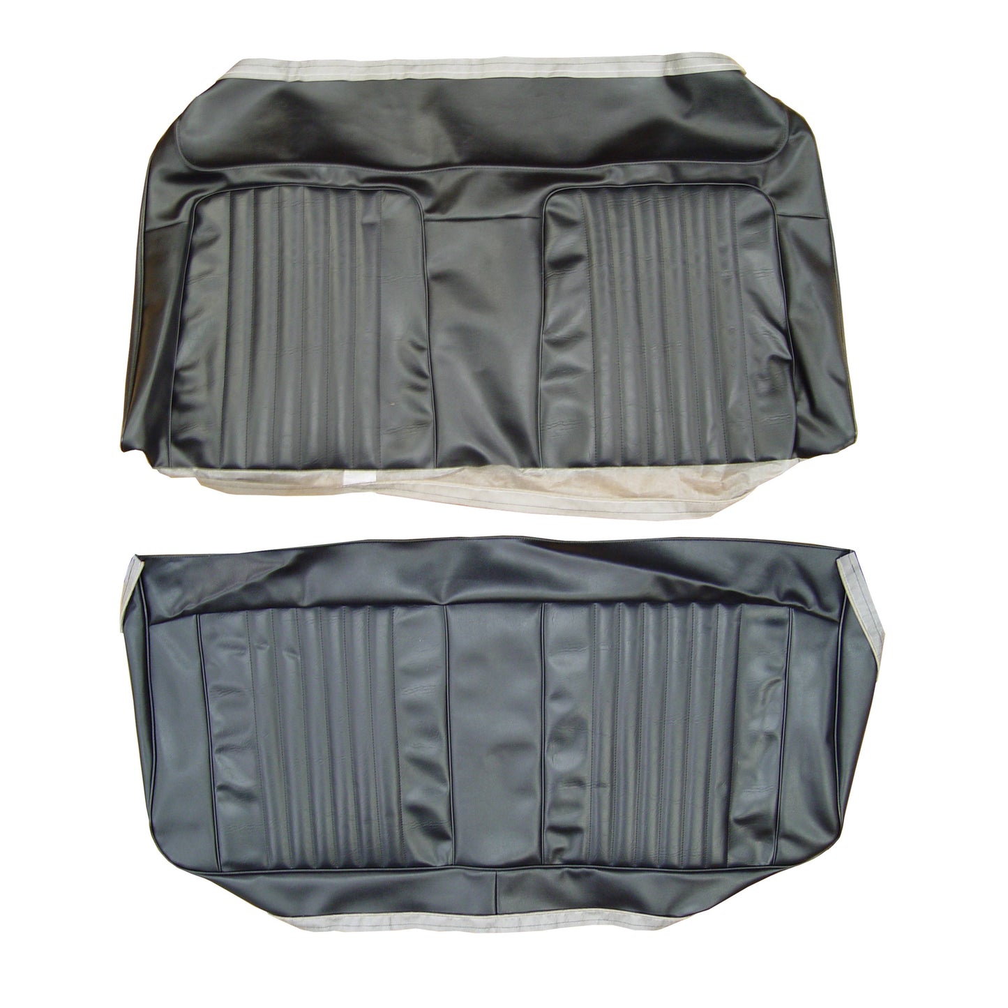 71 CHEVELLE/MALIBU CONVERTIBLE REAR UPHOLSTERY - BLACK