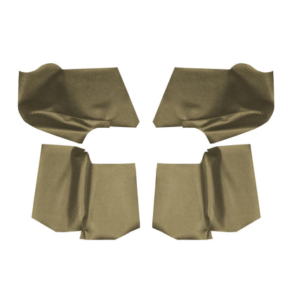 66 GM A-BODY CONVERTIBLE REAR ARMREST PANEL COVERS - BRONZE