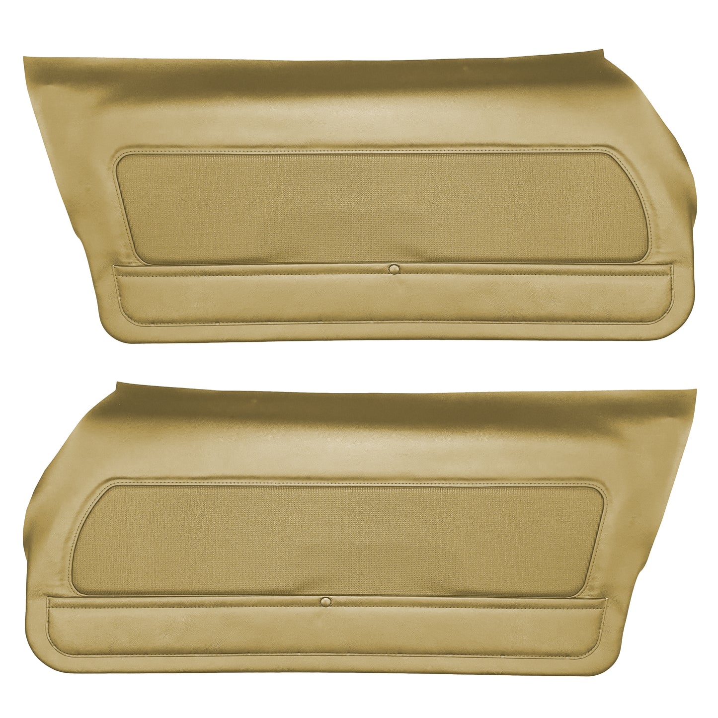 74 CAMARO "DELUXE" DOOR PANELS (UNASSEMBLED) - SADDLE