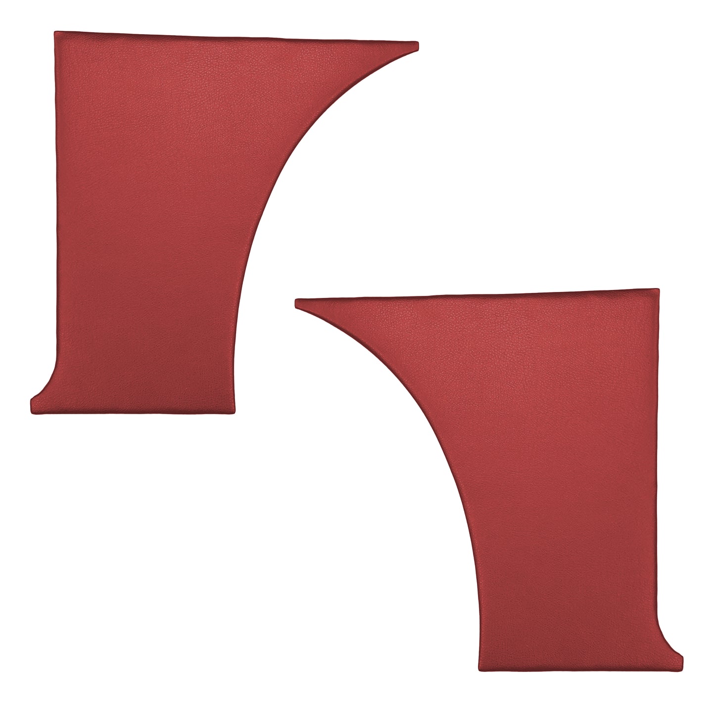 68-69 AMX REAR QUARTER KICK PANELS - DARK RED