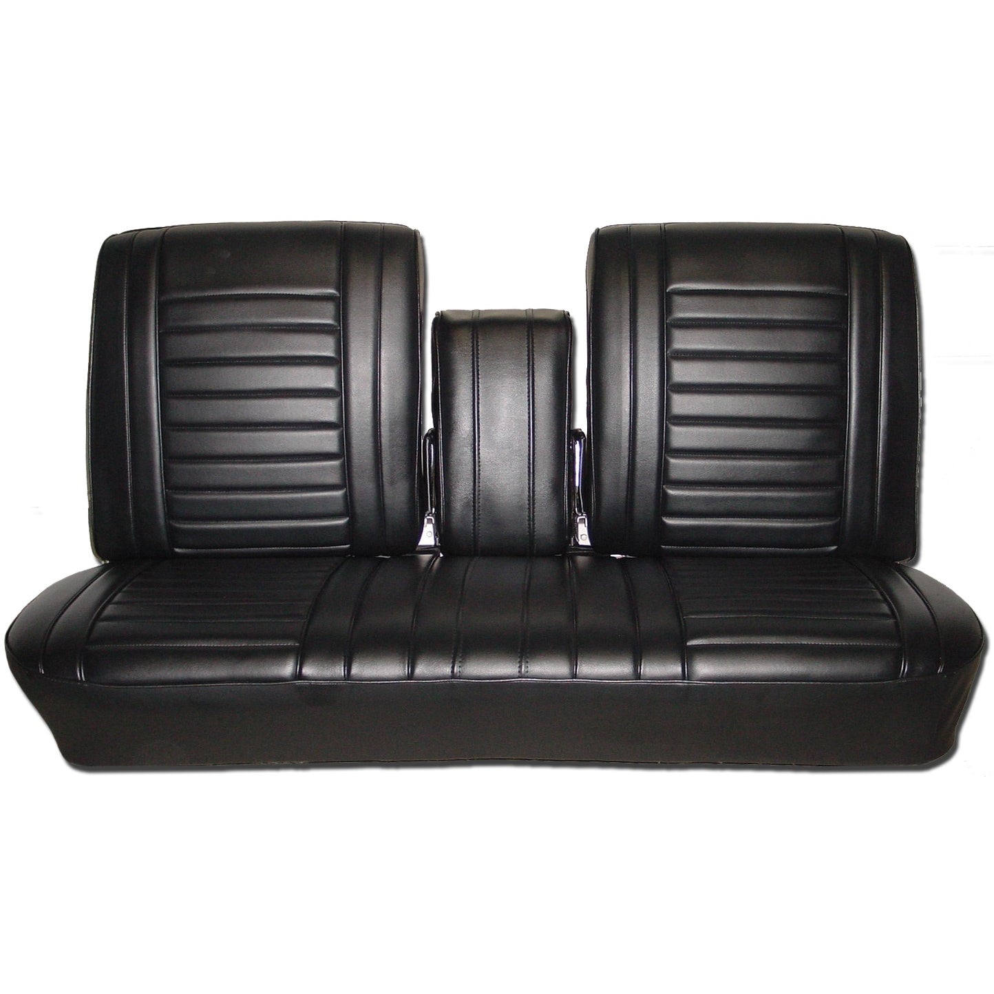 67 CUT SUP/442 SPLIT BENCH W/ C.A.R. UPHOLSTERY - BLACK