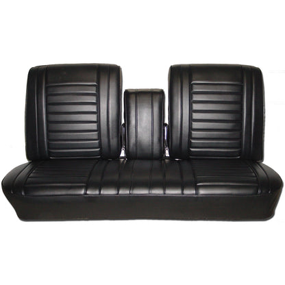 67 CUT SUP/442 SPLIT BENCH W/ C.A.R. UPHOLSTERY - BLACK