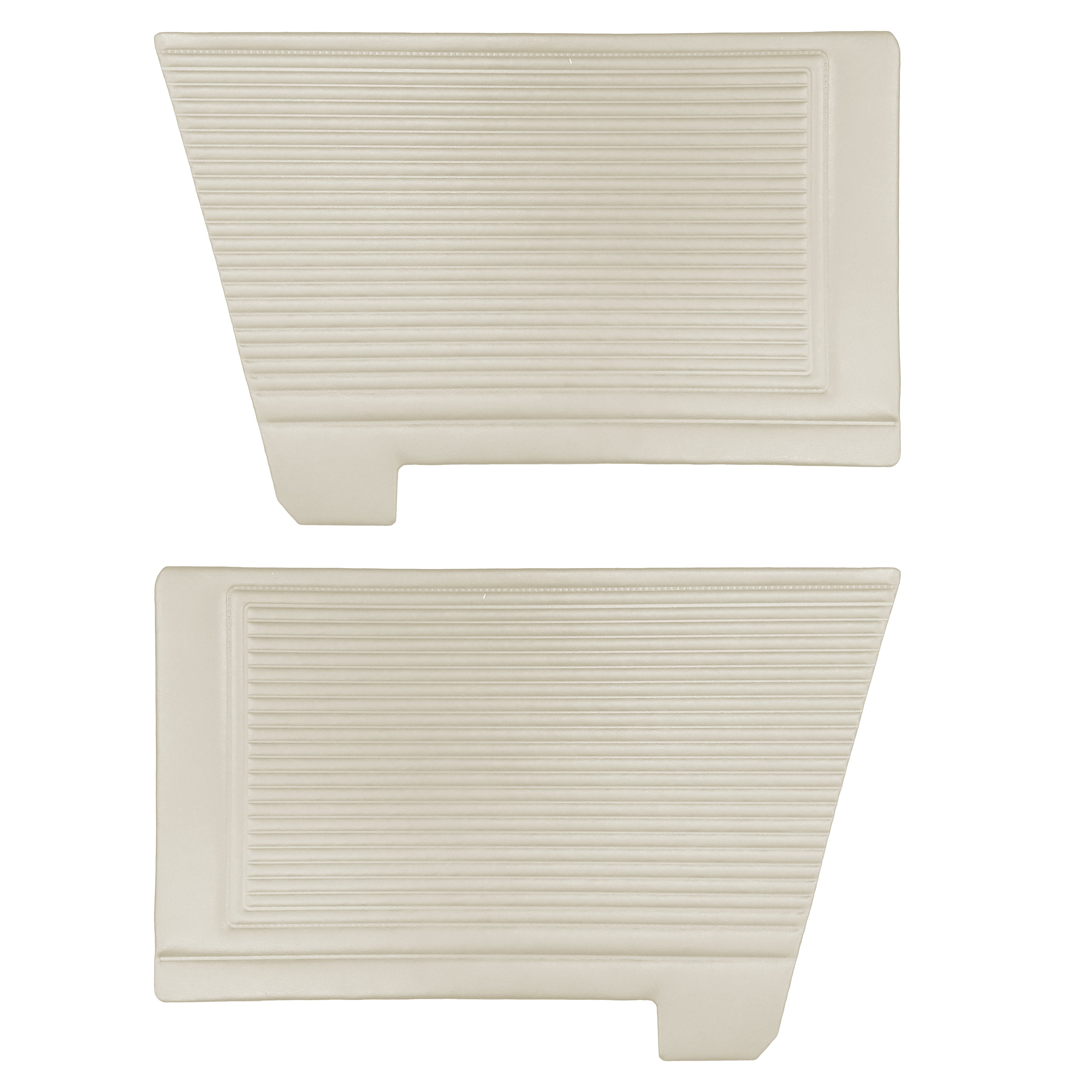 69 Dart/Gt/Gts/Swinger Bucket Htp Rear Panels - Pearl White