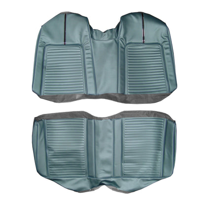 66 SPORT FURY CONVERTIBLE REAR UPHOLSTERY - BLUE