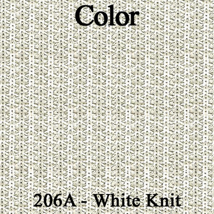 74 MATADOR HARDTOP REAR UPHOLSTERY - SRM WHITE KNIT/WHITE