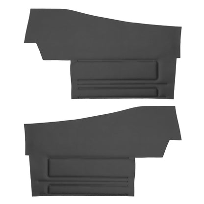 68 GTO/LEMANS CONVERTIBLE REAR PANELS (UNASSEMBLED) - BLACK