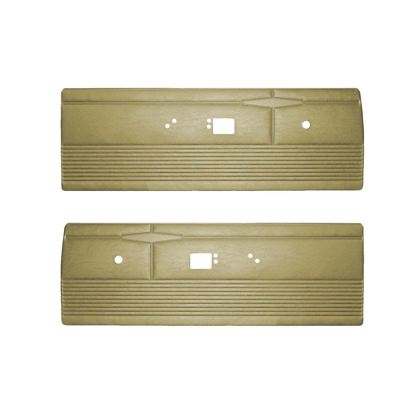 68 DART GT/GTS FRONT DOOR PANELS - EMBER GOLD