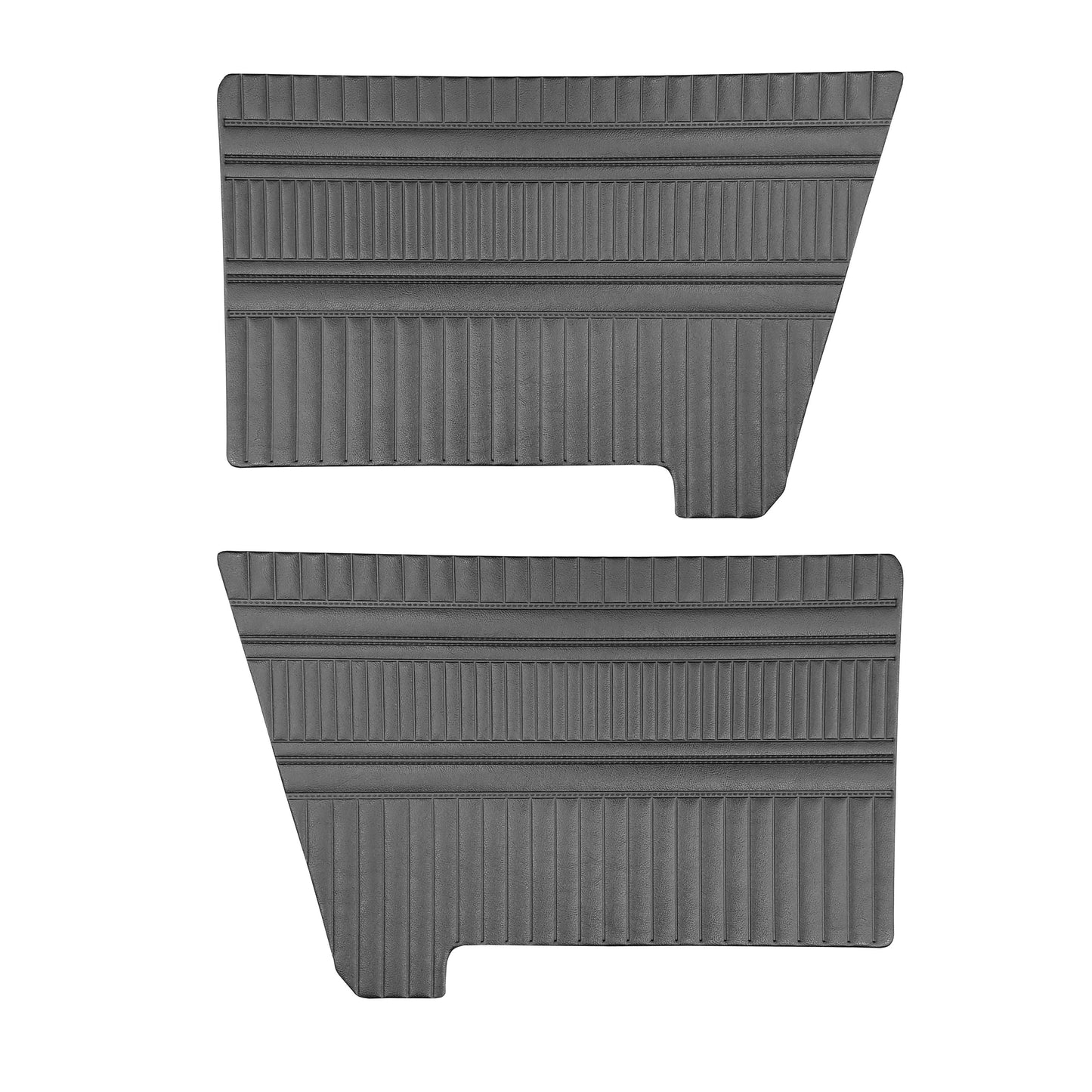 69-70 DART SWINGER & 69 VALIANT 100 HARDTOP REAR PANELS - BLACK