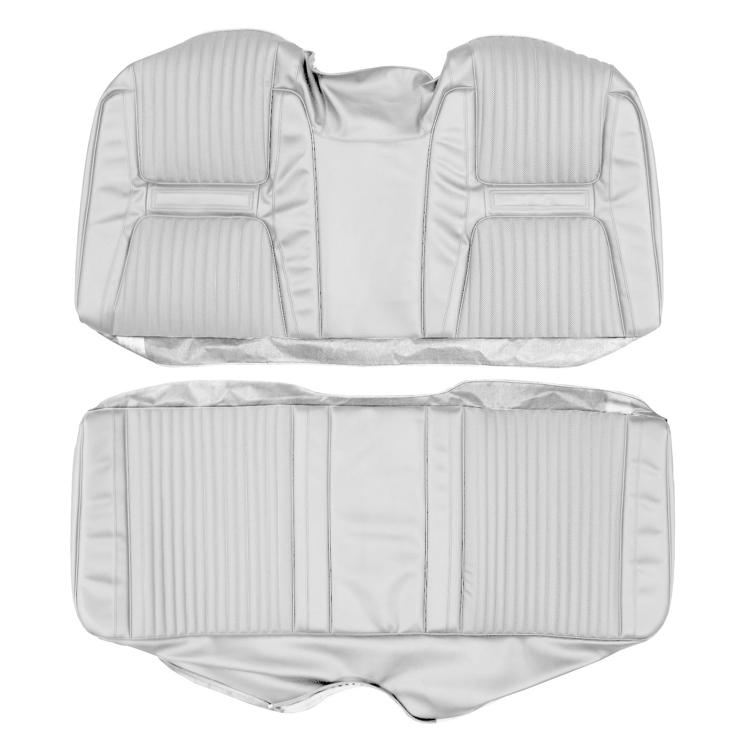 65 CHRYSLER 300/300L CONVERTIBLE REAR UPHOLSTERY - PEARL WHITE