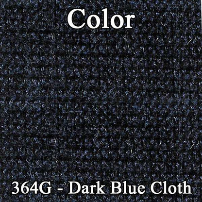 81 CAMARO "DELUXE CLOTH" DOOR PANELS (PRE-ASSEMBLED) - SRM BLUE RIBBED CLOTH/BLUE