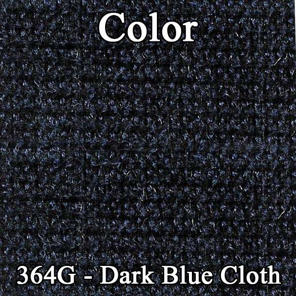 81 CAMARO "DELUXE CLOTH" DOOR PANELS (UNASSEMBLED) - SRM BLUE RIBBED CLOTH/BLUE