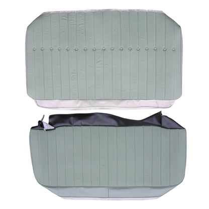 72 MONTE CARLO HARDTOP REAR CLOTH UPHOLSTERY - SRM GREEN CLOTH/GREEN