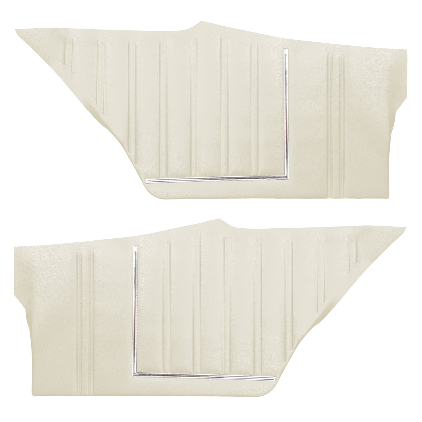 73 SATELLITE SEBRING/ROADRUNNER/GTX "DECOR" HARDTOP REAR UPPER PANELS - WHITE