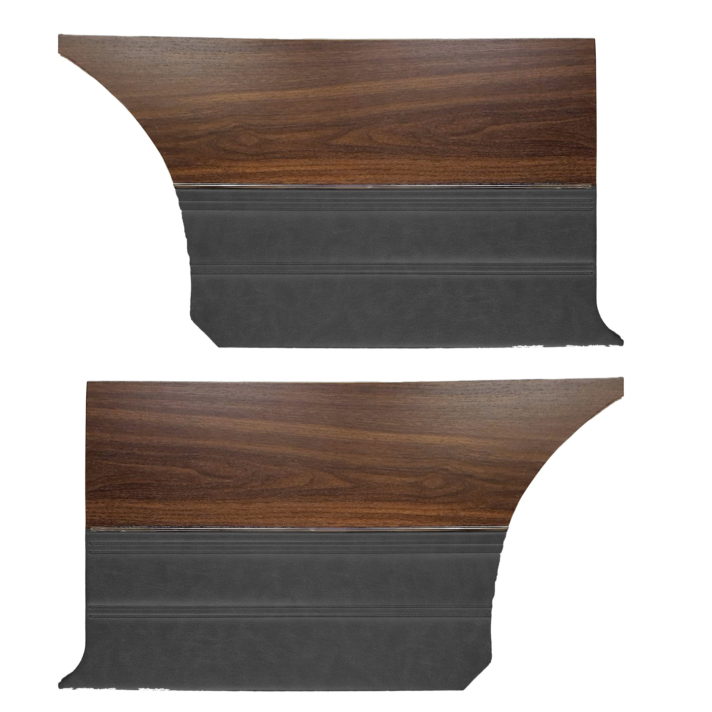 69 SATELLITE SPORT/GTX HARDTOP REAR PANELS - BLACK