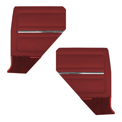 65 DART GT CONVERTIBLE REAR PANELS - RED