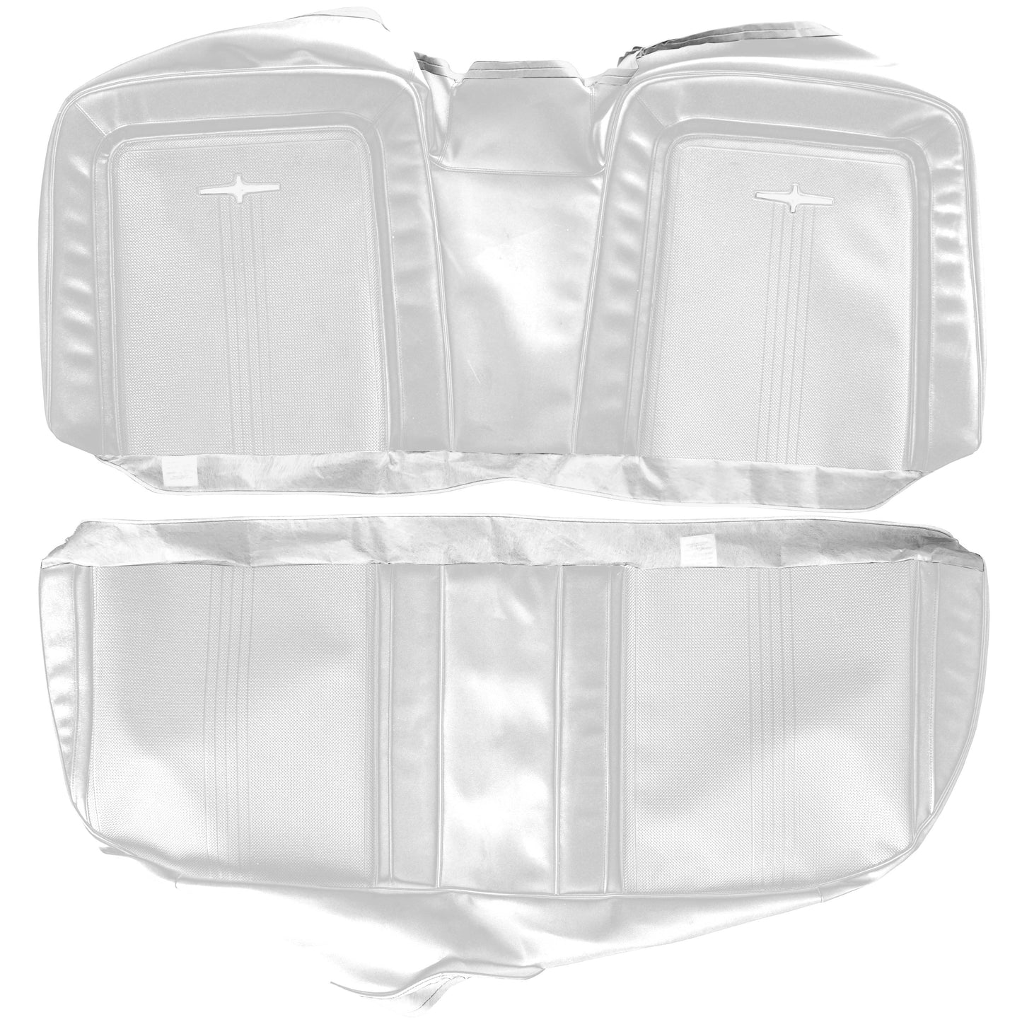 64 CHRYSLER 300 300K 4-DOOR HTP REAR UPHOLSTERY - PEARL WHITE