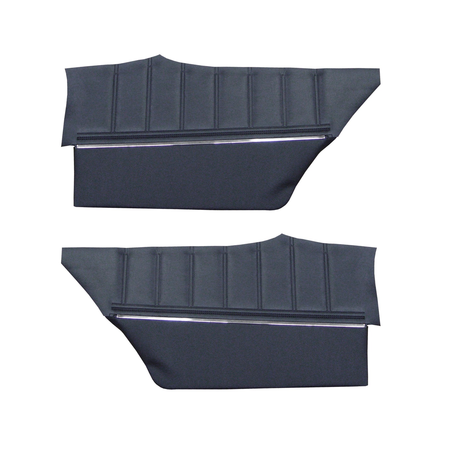 72 CHARGER "STANDARD" COUPE UPPER REAR PANELS - BLACK
