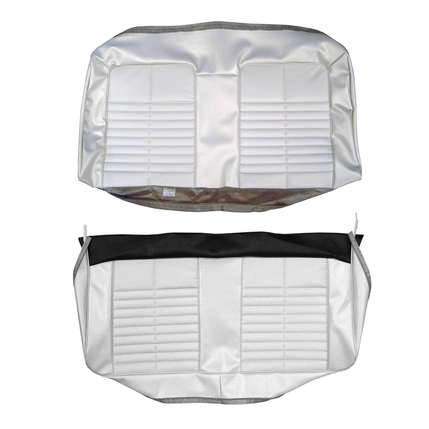 71 GTO/LEMANS SPORT CONVERTIBLE REAR UPHOLSTERY - PEARL WHITE