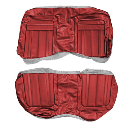 70 BARRACUDA GRAN COUPE HARDTOP REAR UPHOLSTERY - RED