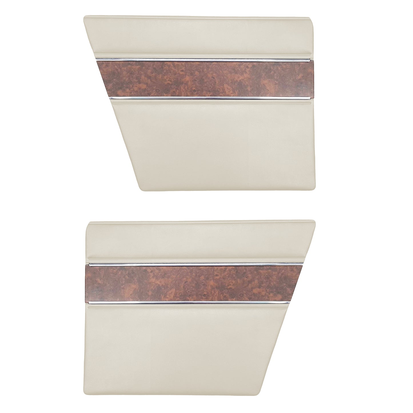68 BARRACUDA "DELUXE" FASTBACK REAR PANELS - PEARL WHITE